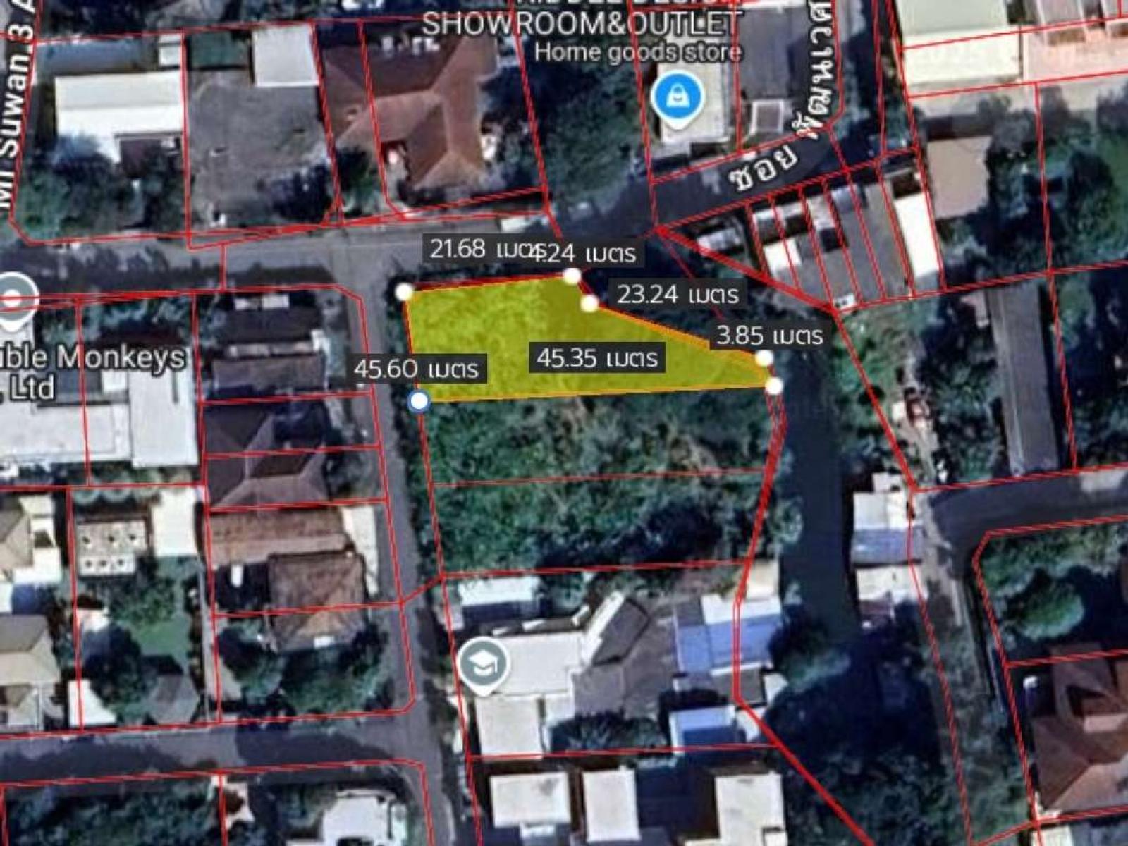 Vacant land, 129 sq.wa., Pridi Phanomyong 14 (outer plot). / 129 Square Wa (FOR RENT) GNG246 Vacant land, 129 sq.wa., Pridi Phanomyong 14 (outer plot). / 129 Square Wa (FOR RENT) GNG246