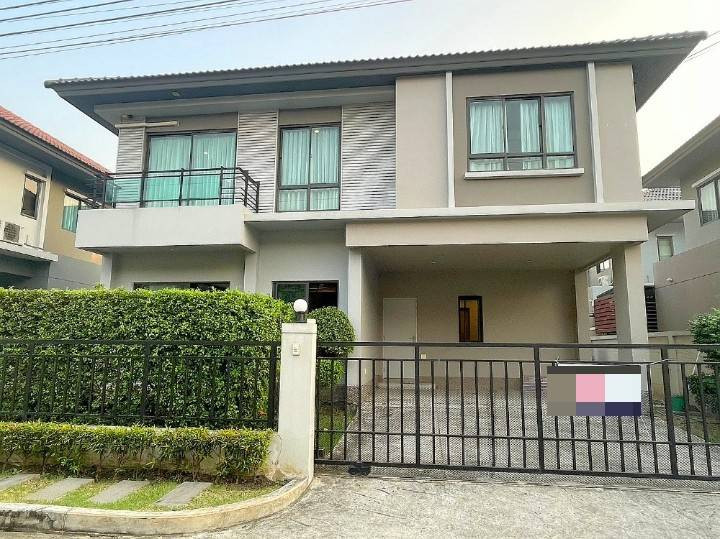 2-story detached house for rent, Life Bangkok Boulevard Wongwaen - Rama 9 project, air conditioned, fully furnished, 4 bedrooms, 3 bathrooms, rental price 45,000 baht per month. 2-story detached house for rent, Life Bangkok Boulevard Wongwaen - Rama 9 project, air conditioned, fully furnished, 4 bedrooms, 3 bathrooms, rental price 45,000 baht per month.