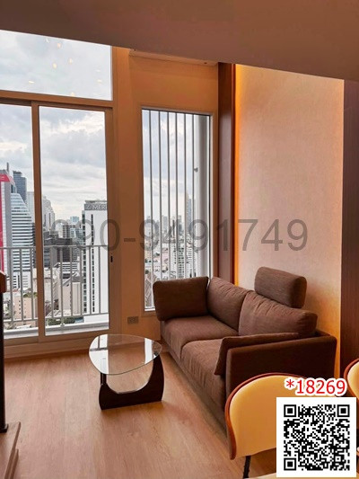 เช่า คอนโด Culture Chula ห้อง Duplex ชั้น 21 ใกล้จุฬาฯ – รูปที่ 2