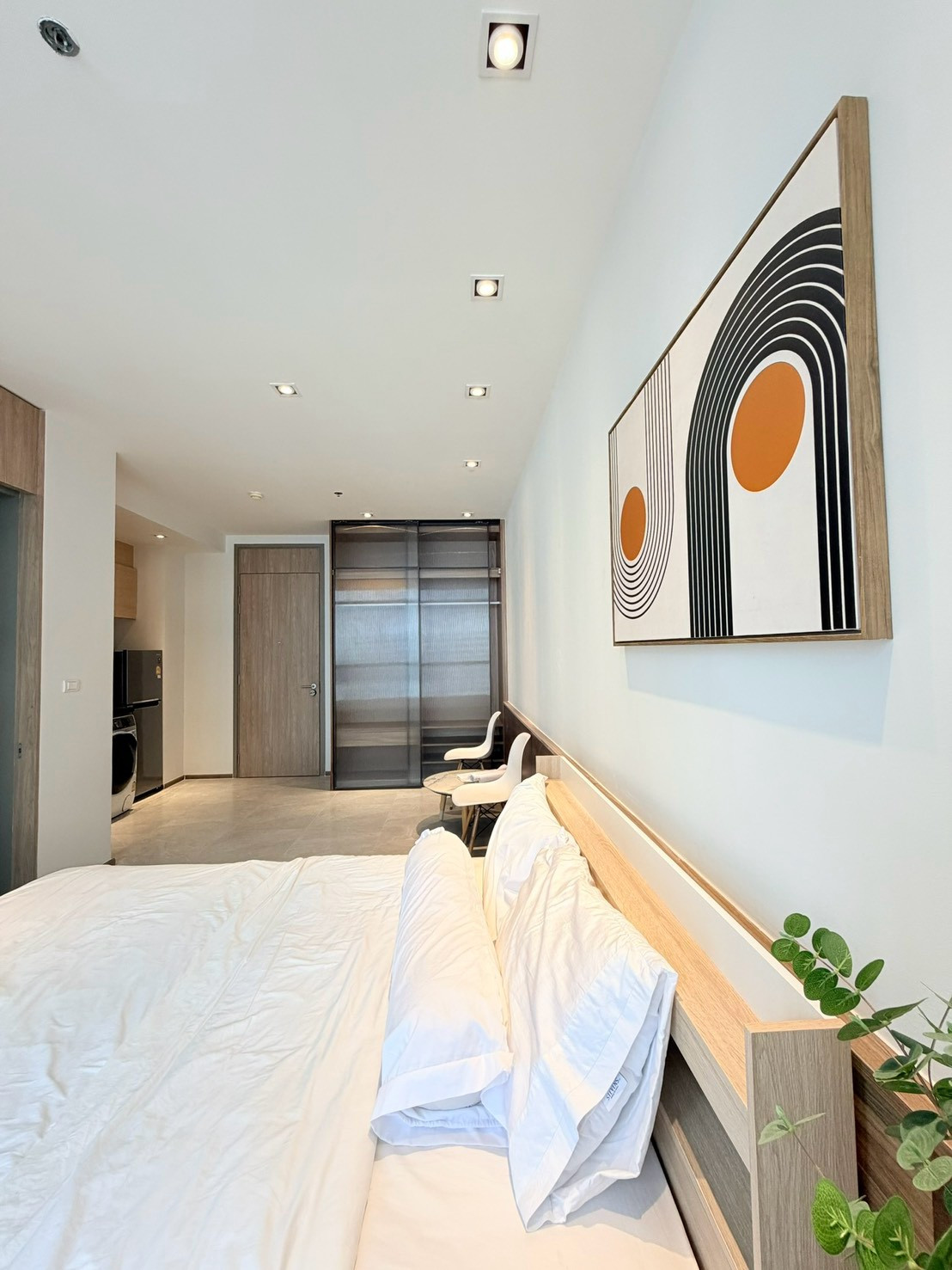 1ห้องนอน 1ห้องน้ำ เฟอร์นิเจอร์ตกแต่งพร้อมอยู่ เครื่องใชไฟฟ้าครบ  – รูปที่ 4