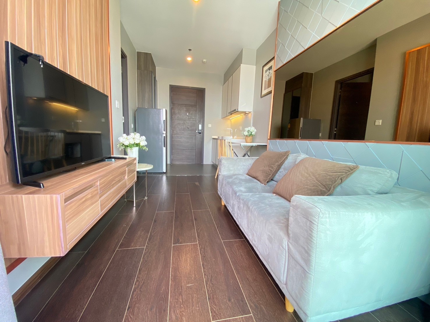 For rent, C Ekkamai Condo, 1 bedroom, unblocked view, 23rd floor. – รูปที่ 2