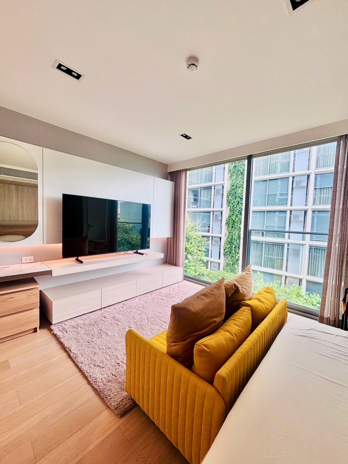 For rent #SCOPE Promsri (Sukhumvit 49) 30,000 baht / month 1 bedroom Studio 28 sq m., garden view, 4th floor, corner room, built-in furniture, closed kitchen. – รูปที่ 3