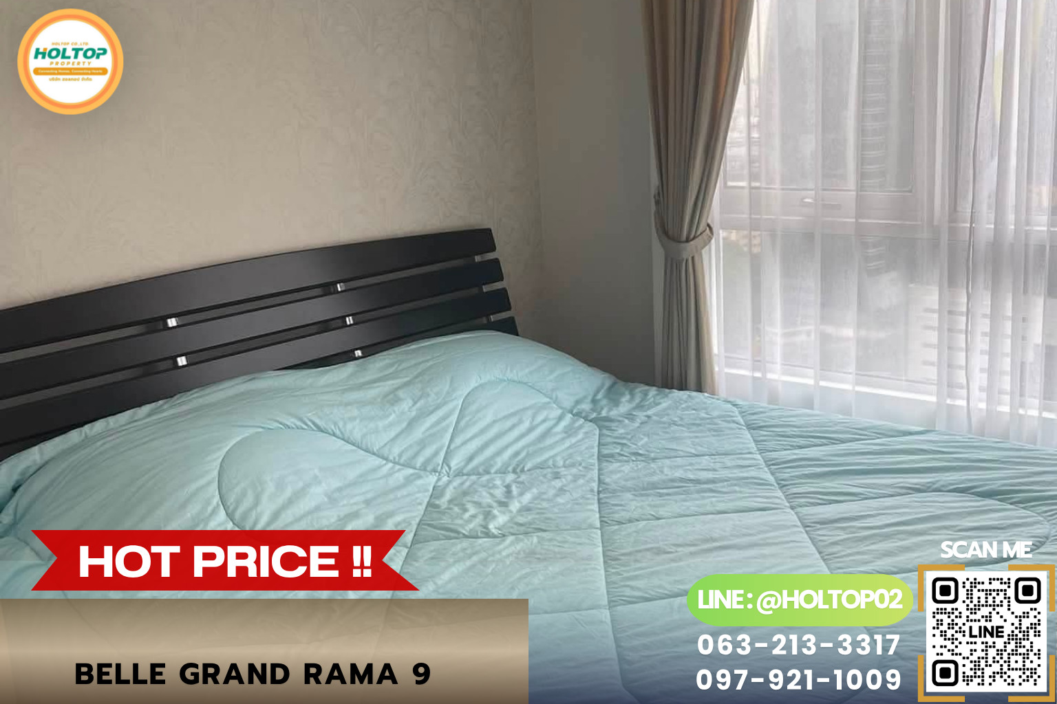 #L1207 ให้เช่าคอนโด Belle Grand Rama 9 #L1207 ให้เช่าคอนโด Belle Grand Rama 9