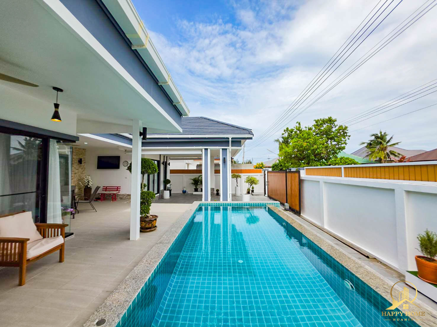 ขายบ้านสวย กลางเมืองหัวหิน พร้อมสระว่ายน้ำ ระหว่างซอย 𝟗𝟒 & 𝟏𝟎𝟐 โฉนดครุทแดง  – รูปที่ 2