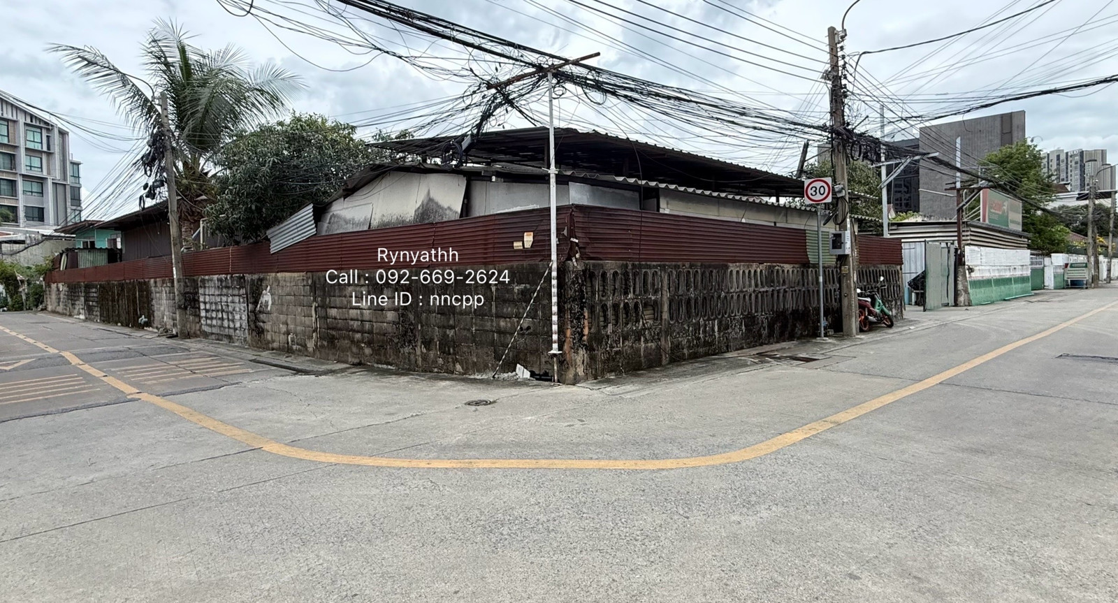 🔥Land for sale, beautiful plot behind Bangkokkmall, Soi Udomsuk | 408 sq m. (1 rai), beautiful plot, width 40 m., near BTS Udomsuk, next to public. Call 092-669-2624 – รูปที่ 4
