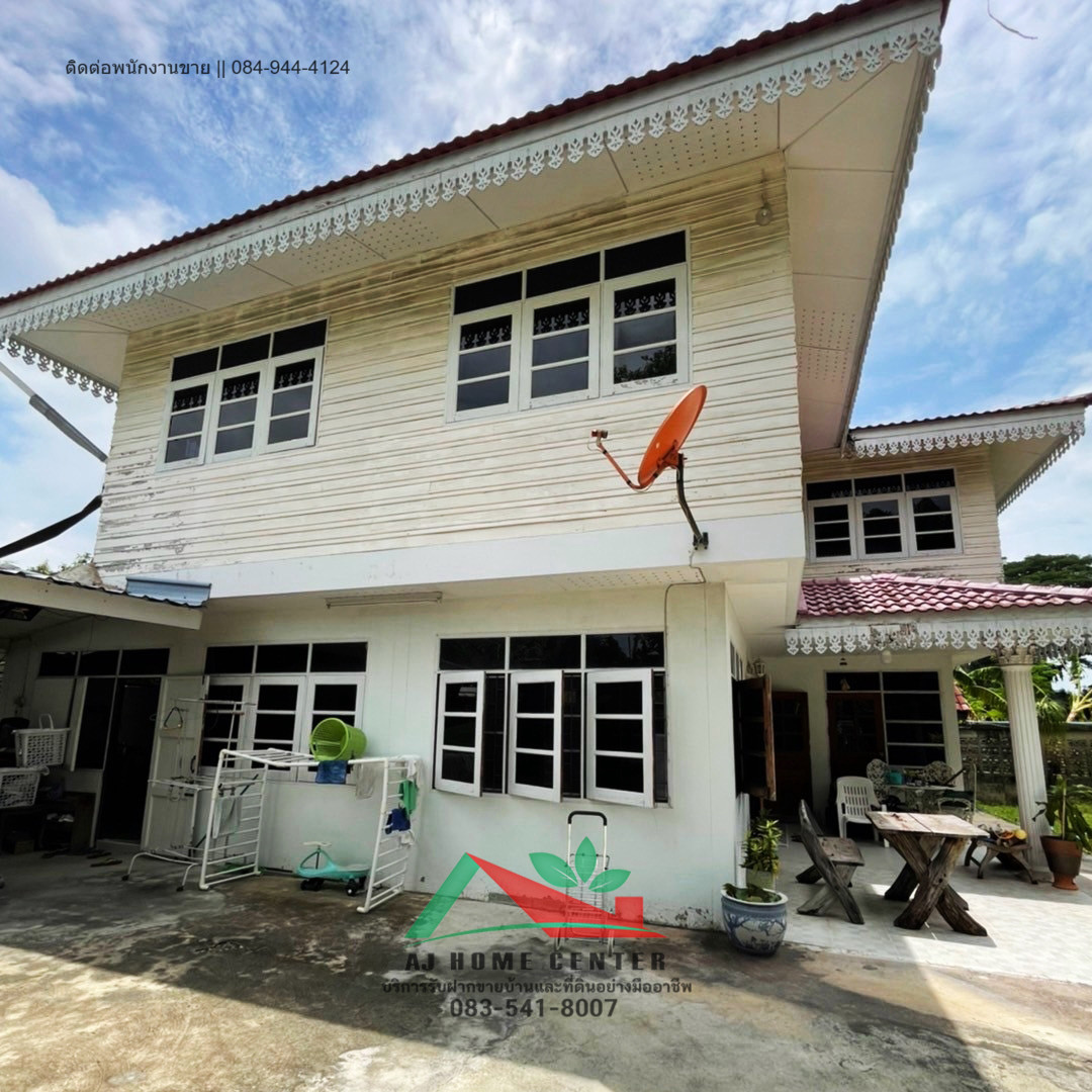 ขายที่ดินพร้อมสิ่งปลูกสร้าง215ตรว. ซ.เลียบคลองฯฝั่งใต้2/2 เพชรเกษม69 หลังบ้านติดคลอง บรรยากาศบ้านสวน – รูปที่ 3