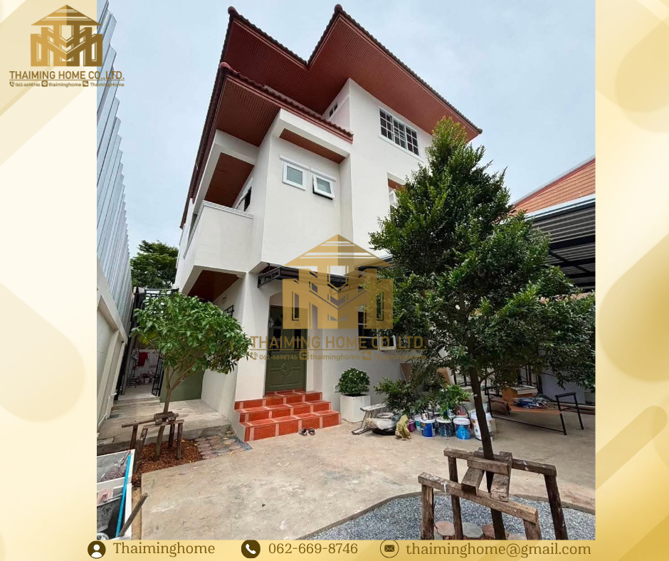 ให้เช่าบ้านเดี่ยว 3ชั้น สุขุมวิท บางจาก ใกล้บีทีเอส ปุณณวิถี 5ห้องนอน 4ห้องน้ำ 3ที่จอด (TH8-8326) – รูปที่ 2