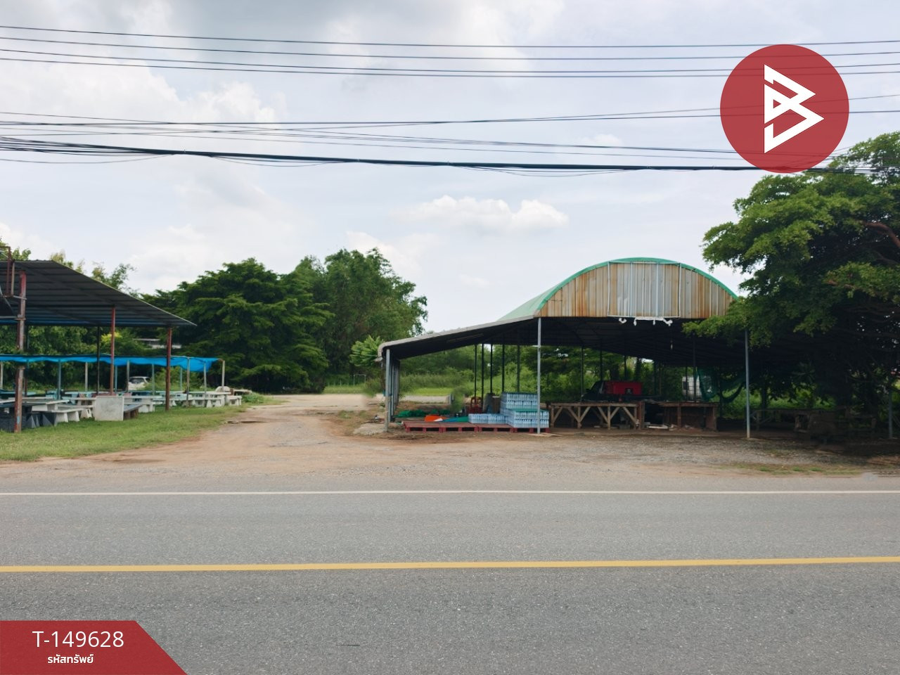 Land for sale, area 6 rai 1 ngan 2 square wah, Khlong Khuean, Chachoengsao.