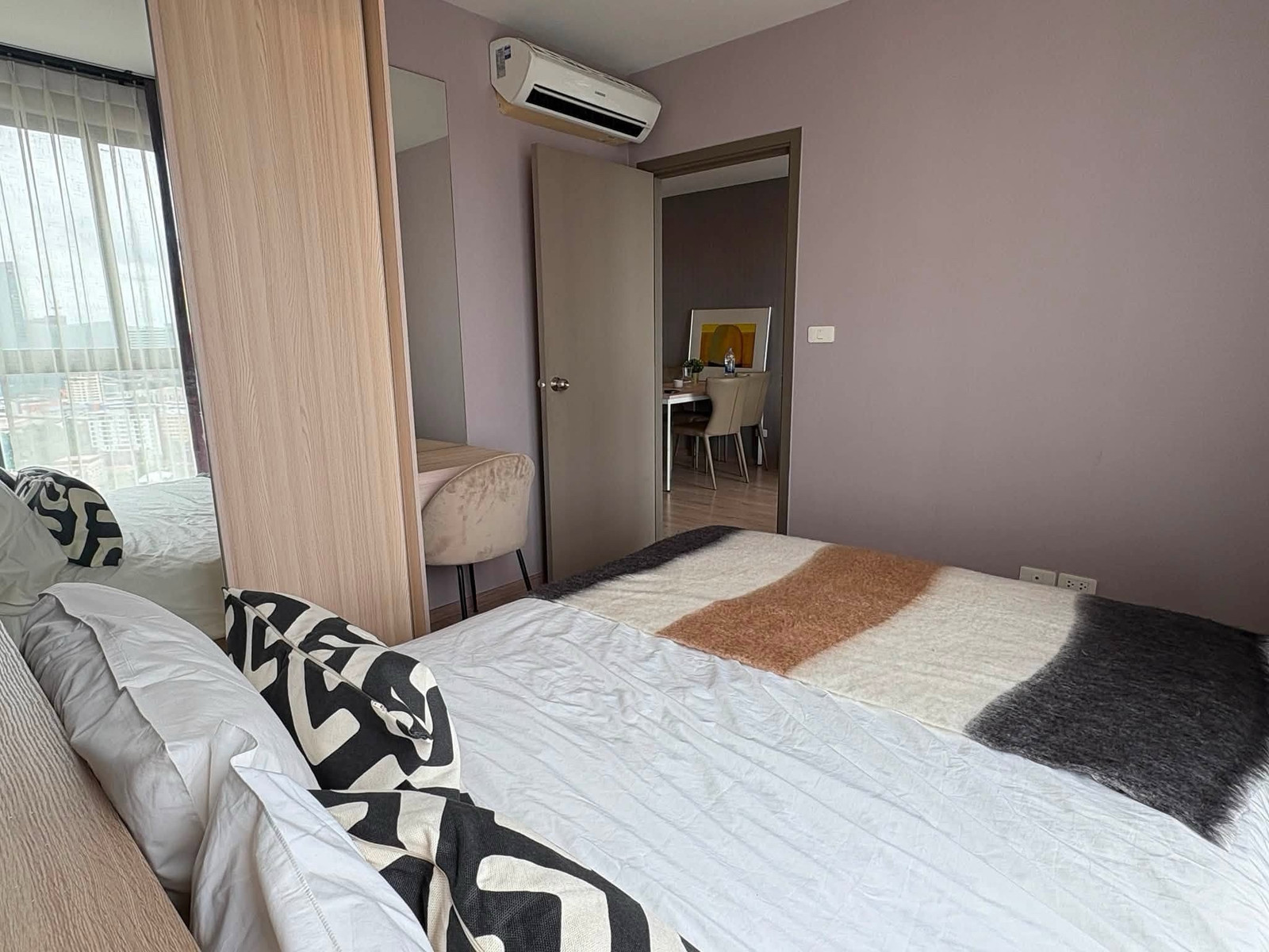 IDEO O2 | Bang Na | 2 Bedrooms | 1 Bathroom | 47 sq.m. | 47th Floor | 23,000 | Building A – รูปที่ 4