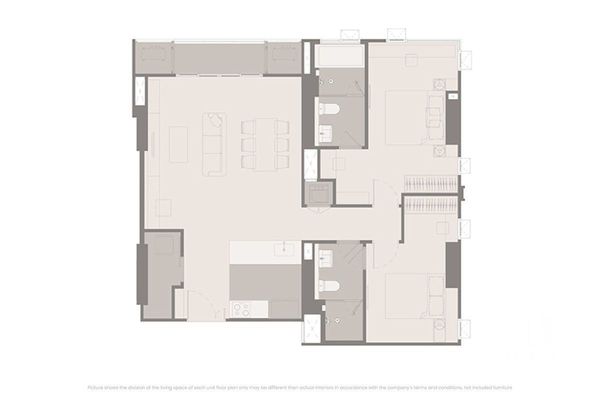 ✨Flash Deal ✨ Rhythm Charoennakorn Iconic ( 2Bed 2Bath 95SQM.) พร้อมอยู่ ! เพียง 18,000,000 บาท Tel.0981315848 @propmatch 