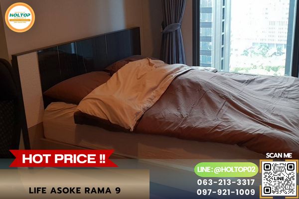 #L1211 ให้เช่าคอนโด  Life Asoke Rama 9