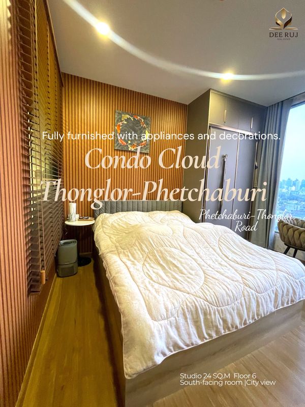🏙️ ให้เช่า Cloud Thonglor–Phetchaburi | Studio 24 ตร.ม.