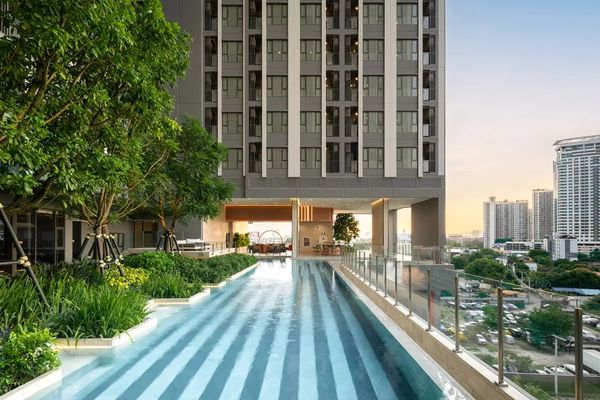 Aspire Sukhumvit-Rama 4 2 ห้องนอน 55 ตร.ม. ทำเลพระราม 4  ห้องใหญ่ พร้อมเข้าอยู่ เฟอร์ครบ 