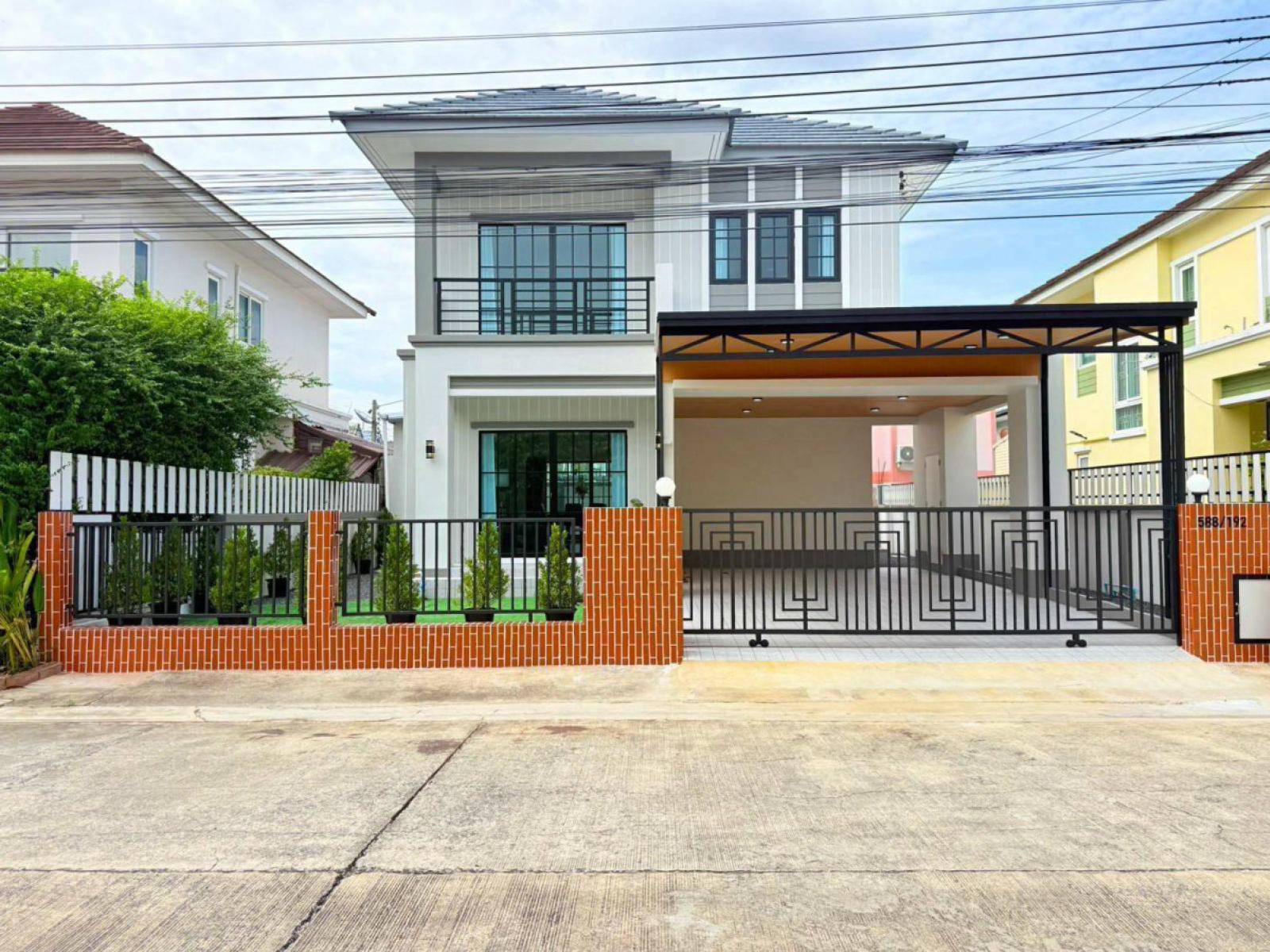 ขายบ้าน  บ้านราชพฤกษ์ รามอินทรา - หทัยราษฎร์ บางชัน เขต คลองสามวา กรุงเทพ CX-172394