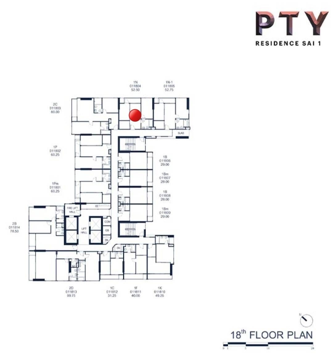 ขายดาวน์ 2 bedroom (1+1) PTY Sai 1 ชั้นสูง วิวโค้งพัทยาเหนือ – รูปที่ 2