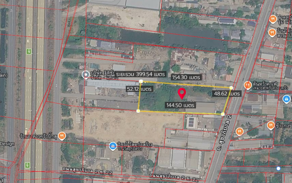 Land for rent in Prawet, almost 5 rai (next to Sukhaphiban 2 Road, near the motorway) – รูปที่ 3