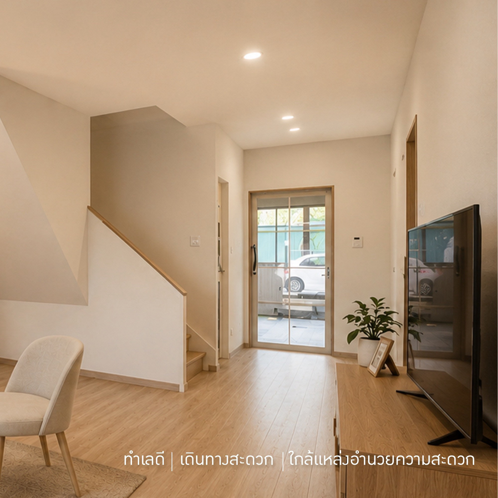 3-story townhouse for sale, completely renovated, ready to move in 📍 Sinthawee Village 8, Rama 2 | House number 1/34 – รูปที่ 2