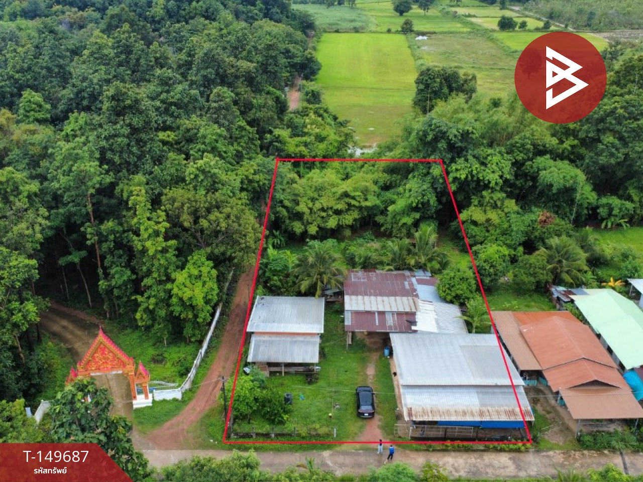 ขายบ้านเดี่ยวพร้อมที่ดิน เนื้อที่ 3 งาน 72 ตร.วา บ้านคำอุดม สามชัย กาฬสินธุ์ – รูปที่ 2