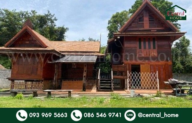 Single house, Thai teak house Cheapest in Thap Ma zone Single house, Thai teak house Cheapest in Thap Ma zone