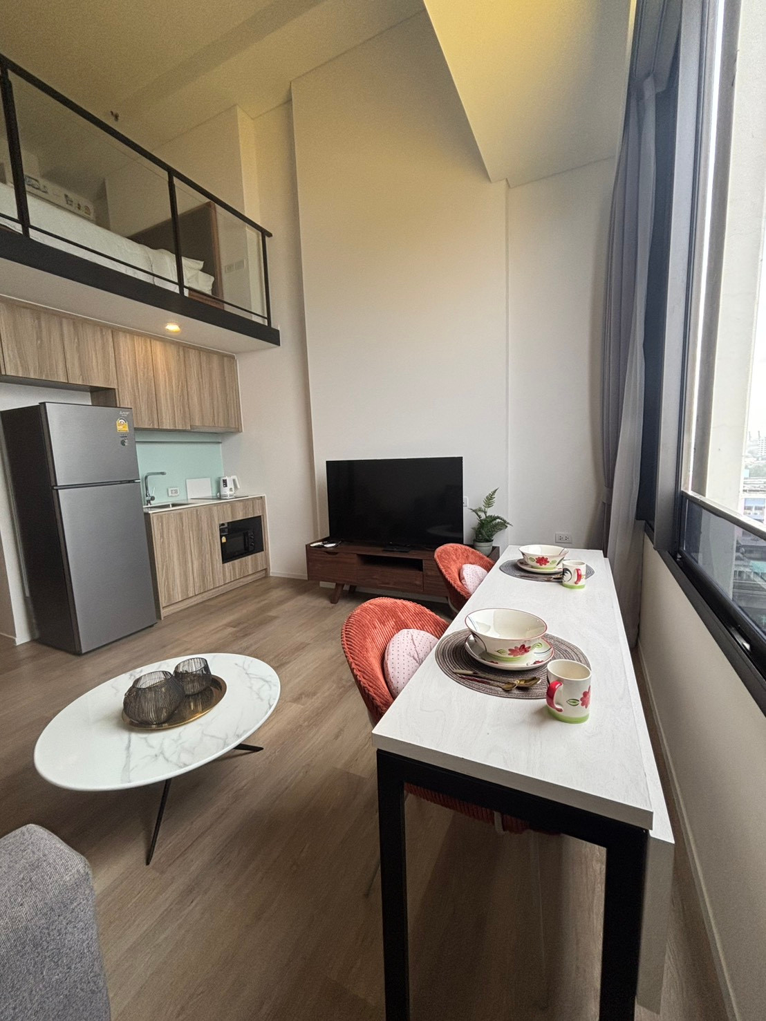 🔥ห้องไปไวมาก! Rare to find any available units, fancy loft unit for rent in Onnut, next to Wells International School, don't miss!🔥  – รูปที่ 4