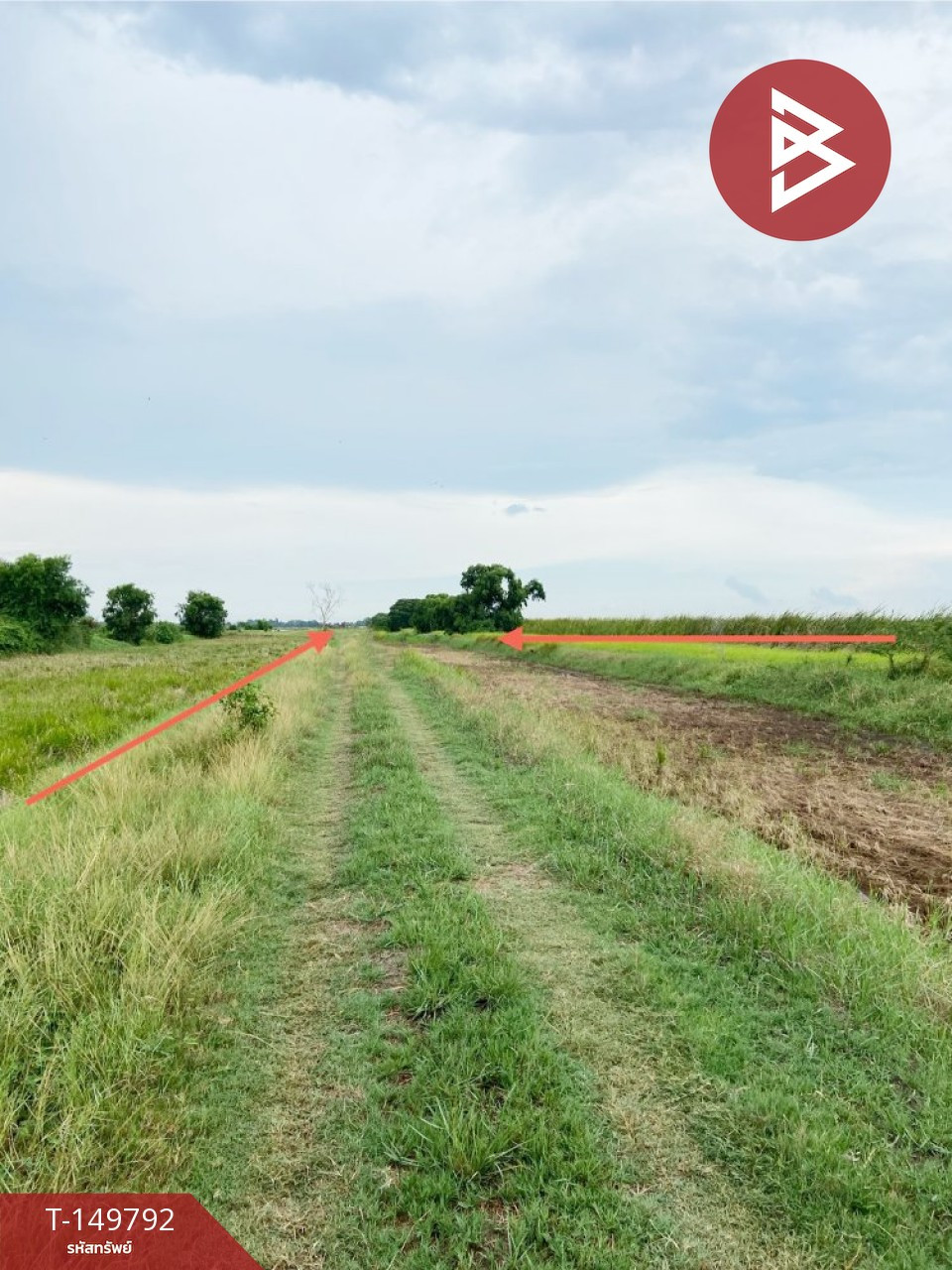 Urgent sale, empty land, area 8 rai 3 ngan 75.4 sq m, Bang Nam Priao, Chachoengsao.