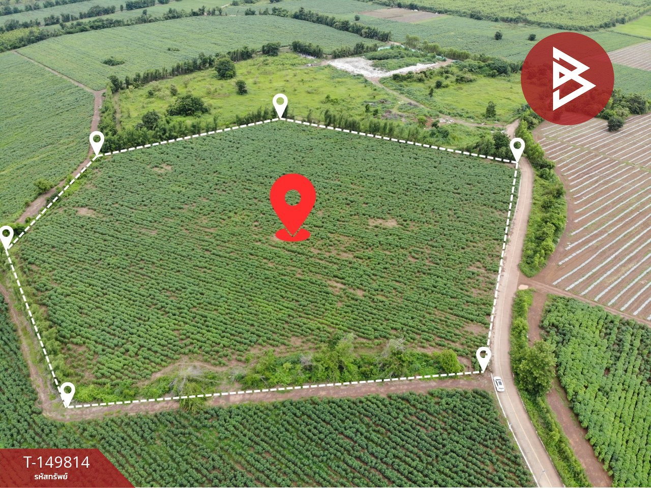 Land for sale, area 19 rai 3 ngan 57 sq m, Si Maha Phot, Prachinburi. – รูปที่ 4