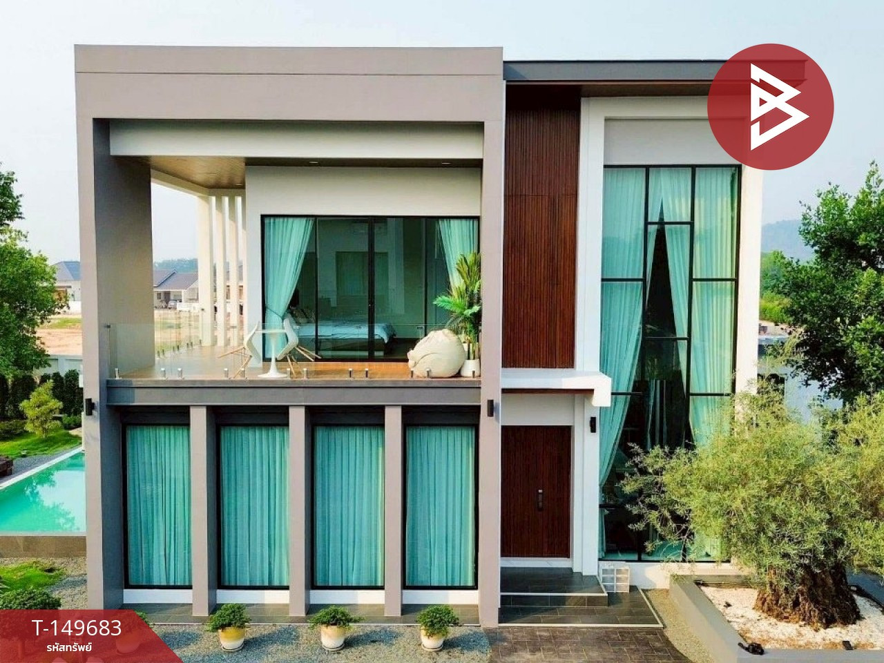 ขายบ้านเดี่ยวสไตล์พูลวิลล่า เนื้อที่ 1 ไร่ 58.8 ตร.วา นางแล เมืองเชียงราย  – รูปที่ 4