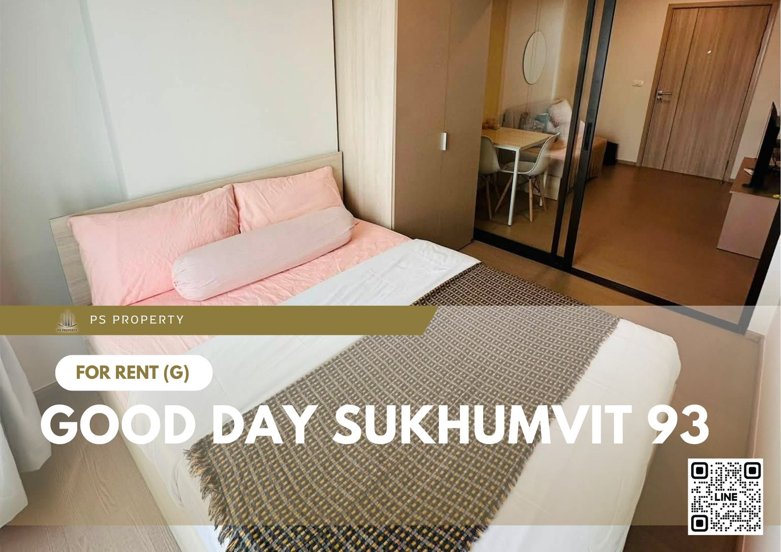For Rent 🔥 Good Day Sukhumvit 93 🔥 Fully furnished and equipped with appliances; near BTS Bang Chak.