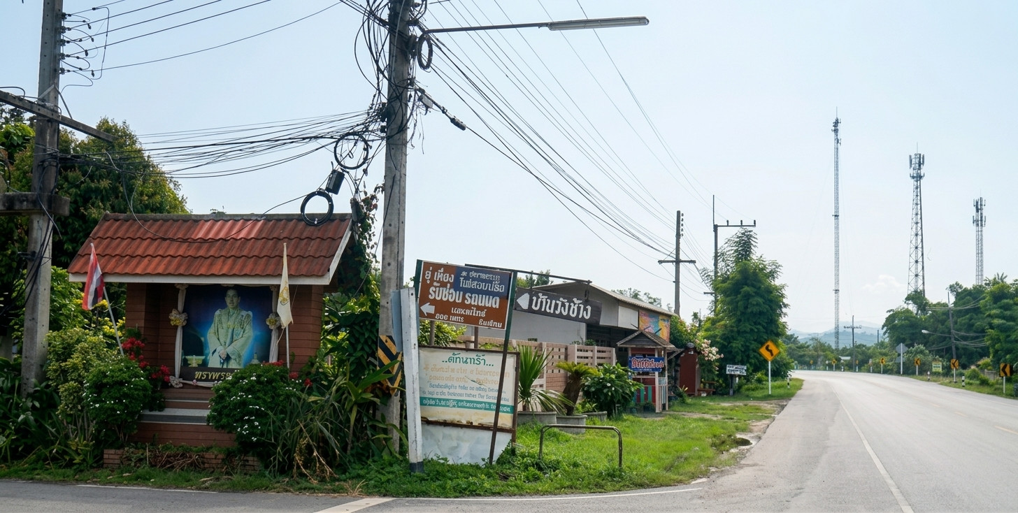 Heaven for garden lovers! Releasing land title deed, beautiful plot, 293.1 sq m., already filled in, fully fenced, next to a paved road, fronting next to the river. The back has a view of the rice fields. Wiang Chai District, Chiang Rai, price in the hund – รูปที่ 3