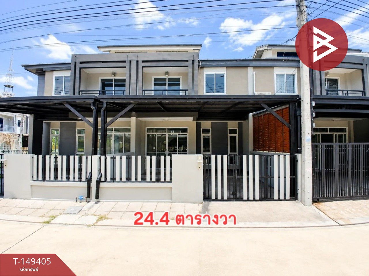 ขาย/เช่า ทาวน์เฮ้าส์หลังริม หมู่บ้านการ์เด้นวิลล์ ถนน สุขุมวิท-บางปู สมุทรปราการ – รูปที่ 2