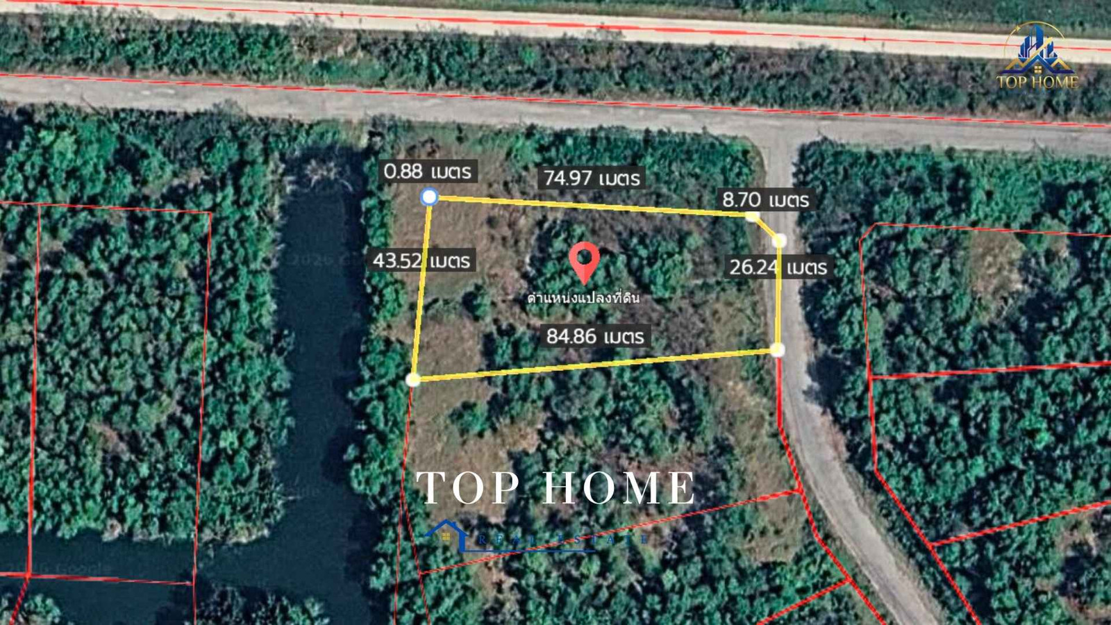 🔥 Urgent sale! Empty land 2 rai, corner plot on 2 sides, Lam Luk Ka golf course 🔥 💰 only 5,990,000 baht | 7,487 baht/sq m. – รูปที่ 4