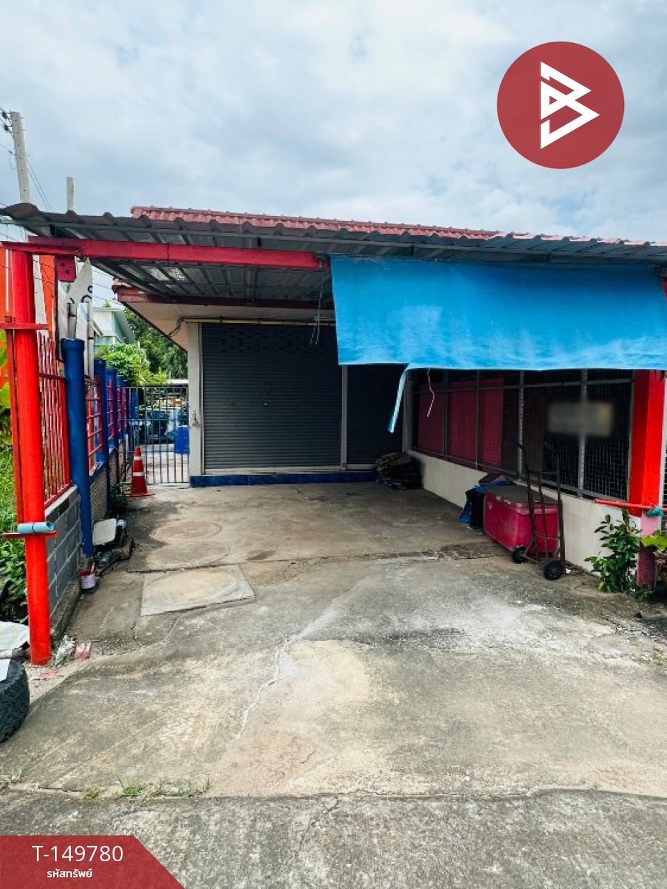 Single-storey detached house for sale, area 42.8 square meters, Ban Pho, Chachoengsao, next to the road. – รูปที่ 4