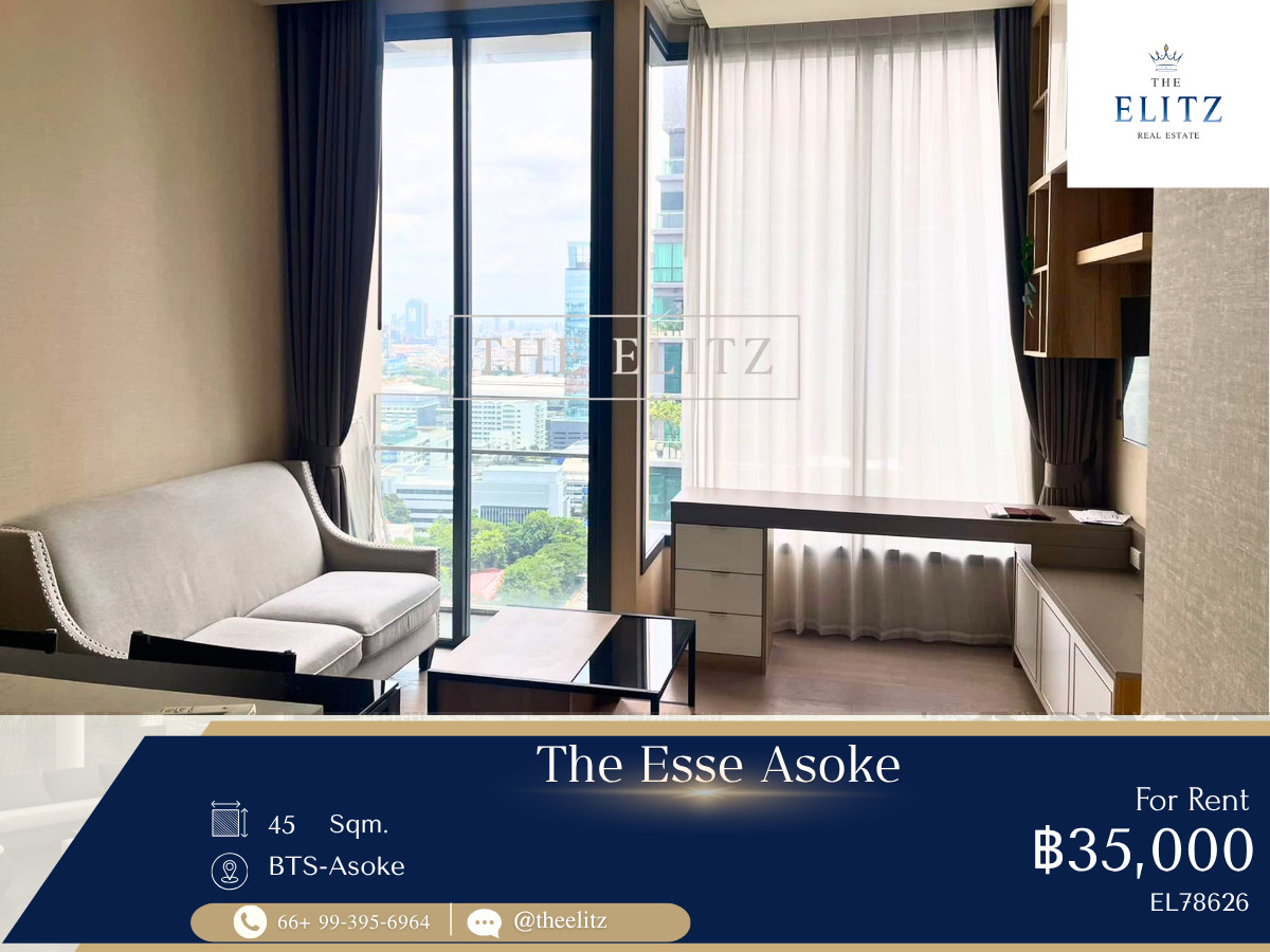 ✨ Client-Exclusive Premium Unit | Gorgeous Interior - Exceptional Deal - Core Asoke Center ✨ 