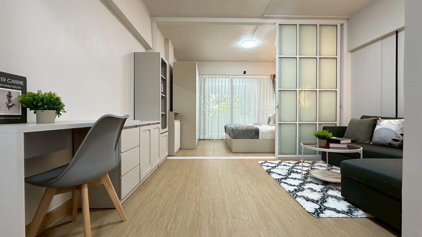 Condo for sale, fully furnished, ready to move in Plus built-ins throughout the room. Worth the price 🤭💖 – รูปที่ 2