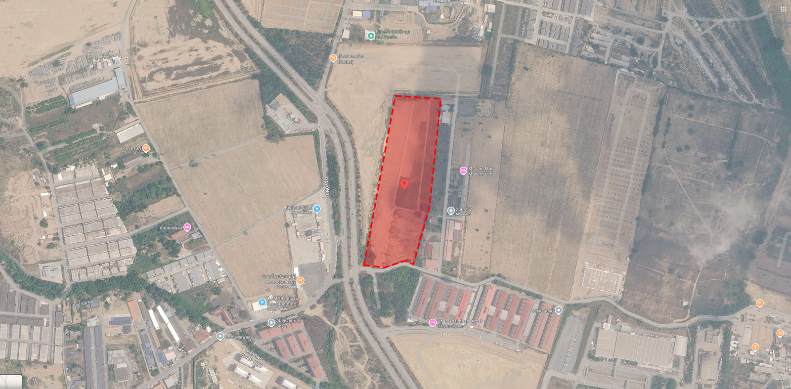 Land for sale, 24 rai, Amata City zone | EEC industrial cluster location Land for sale, 24 rai, Amata City zone | EEC industrial cluster location
