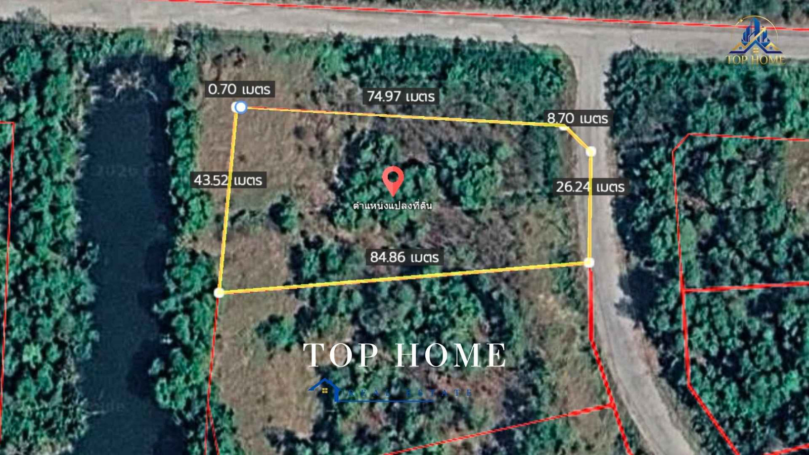 🔥 Urgent sale! Empty land 2 rai, corner plot on 2 sides, Lam Luk Ka golf course 🔥 💰 only 5,990,000 baht | 7,487 baht/sq m. – รูปที่ 3