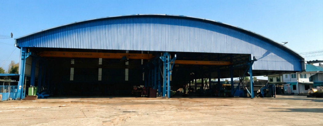 Factory for sale. Special price reduction from 200 million baht to only 140 million baht. 10,000 sq m, 13 rai 3 ngan 78 sq wah.