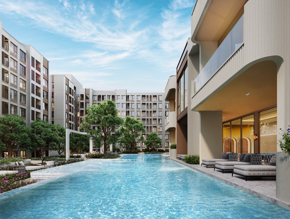 Selling low rise condo with the best view(garden & swimming pool view) in Rama 9 – รูปที่ 3