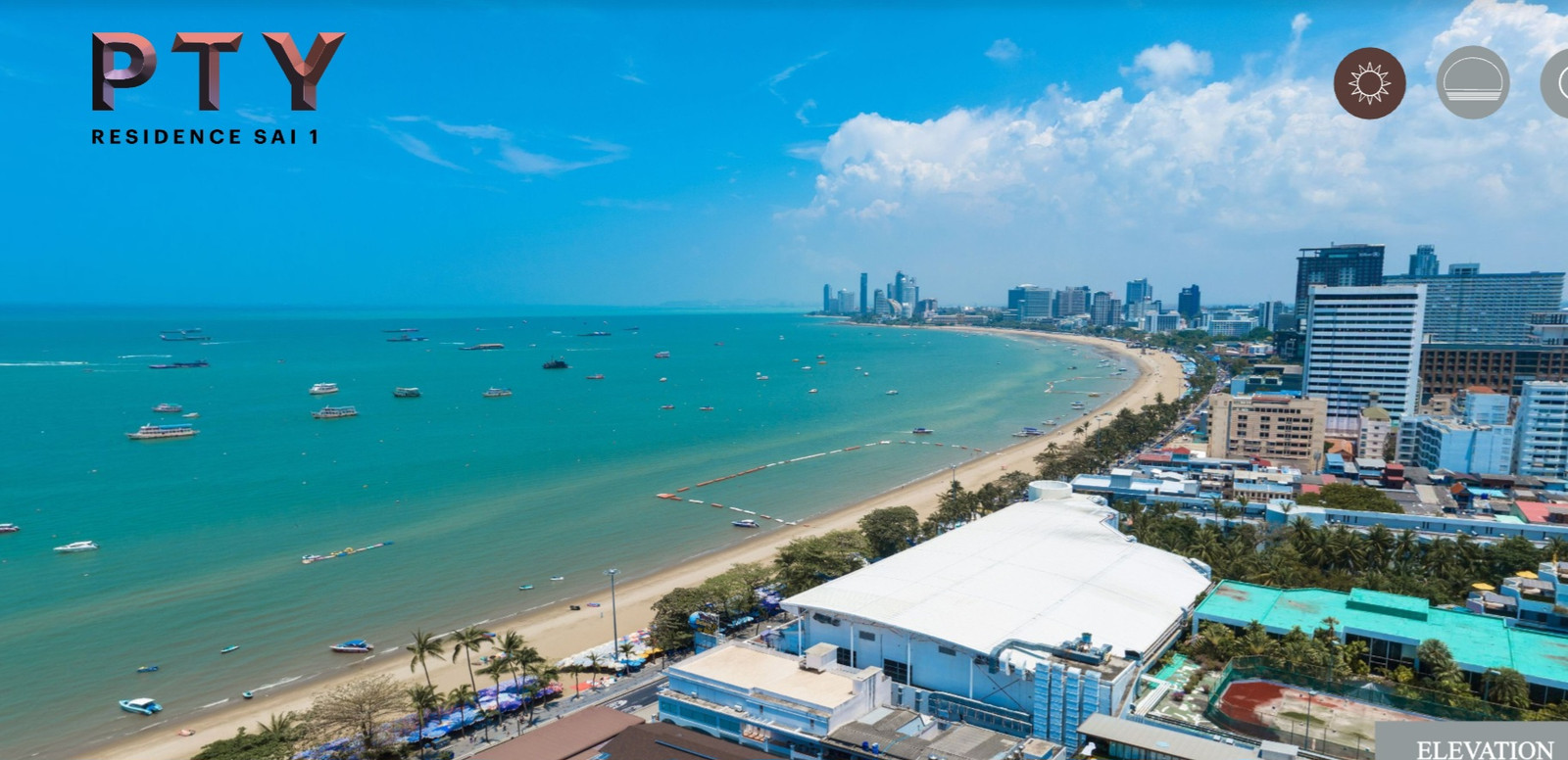 ขายดาวน์ 2 bedroom (1+1) PTY Sai 1 ชั้นสูง วิวโค้งพัทยาเหนือ ขายดาวน์ 2 bedroom (1+1) PTY Sai 1 ชั้นสูง วิวโค้งพัทยาเหนือ