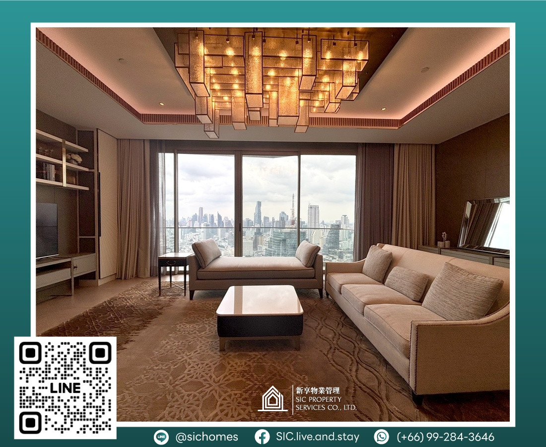 For sale and rent ✨The Residences at Mandarin Oriental Bangkok ✨3 bedrooms, luxury condo along the Chao Phraya River, next to ICONSIAM😍💕🛍️