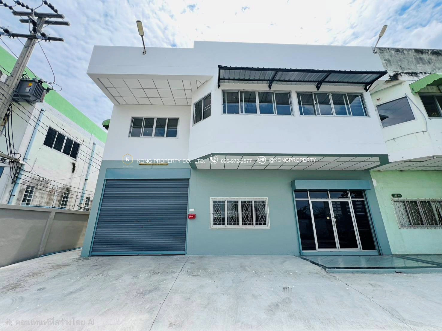 Factory for rent, Rama 2, Khok Kham, Mueang District, Samut Sakhon, size 740 sq m (recently renovated)