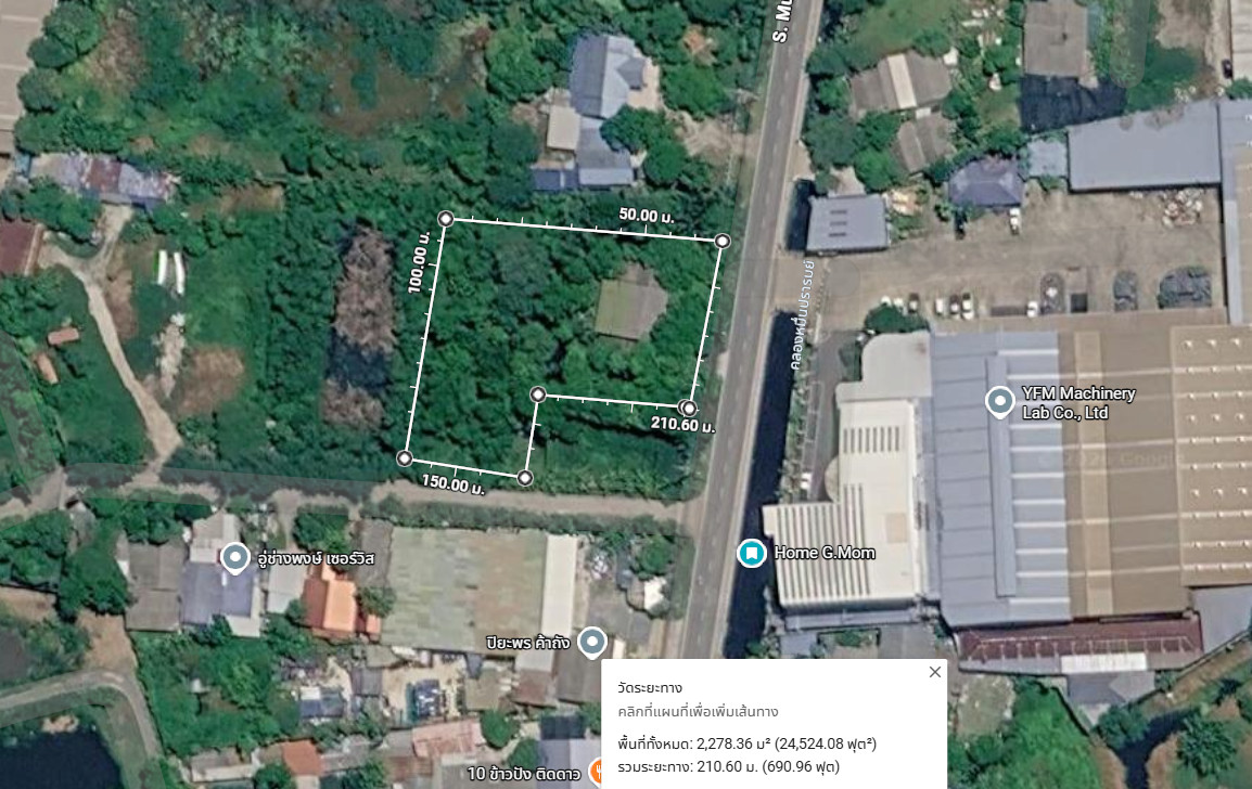 🔥 Beautiful Land Plot for Sale in Mahachai, Samut Sakhon | 2 Rai 80 Sq.Wah | Prime Location Near Rama II Road 🔥 Beautiful Land Plot for Sale in Mahachai, Samut Sakhon | 2 Rai 80 Sq.Wah | Prime Location Near Rama II Road