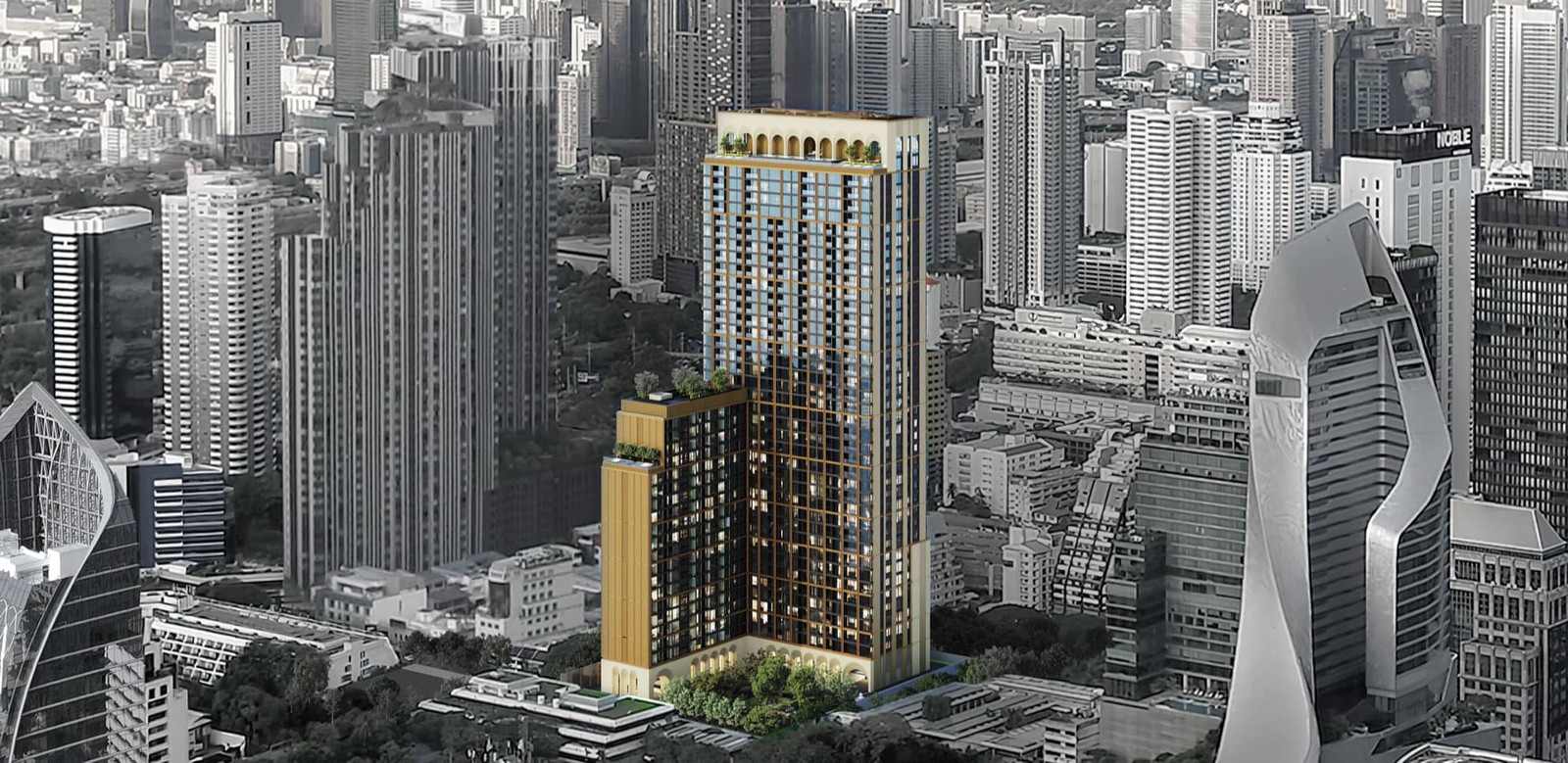 [RARE Foreign Quota] ขายดาวน์ The Embassy Wireless ห้อง Combine 2+1 bedroom จากโครงการ พร้อม2ที่จอดรถ