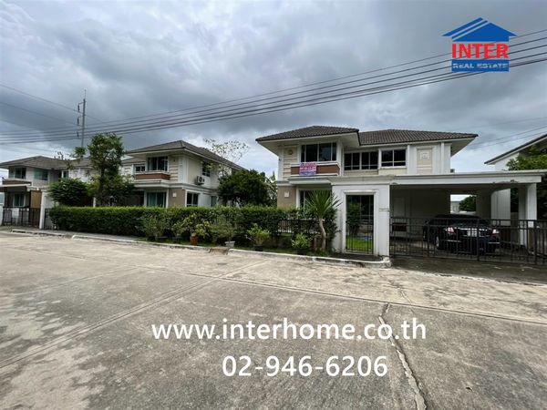 บ้านเดี่ยว 2 ชั้น 136 ตร.ว. หมู่บ้านโฮมเพลสเดอะพาร์ค วงแหวน-พระราม9 ถนนพัทนาการชนบท3 ถนนกรุงเทพกรีฑาตัดใหม่ เขตลาดกระบัง กรุงเทพมหานคร 