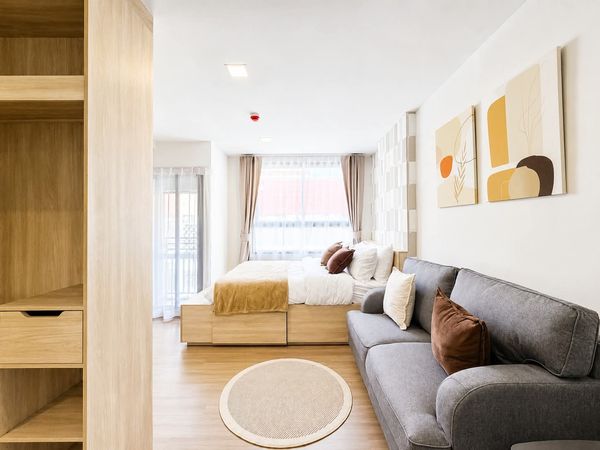 The Move Bang Wa, ready-to-move-in condo, near Interchange Bang Wa, full promotion, free furniture + electrical appliances + common areas for 1 year* starting at 1.89 million baht. Line: @wsrcondo call 061-6161426