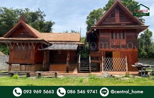 Single house, Thai teak house Cheapest in Thap Ma zone