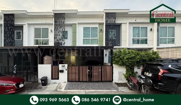 ทาวน์โฮม บ้านพฤกษา ไพร์ม สถานีรถไฟฟ้าบางพลู - ราชพฤกษ์ พร้อมอยู่