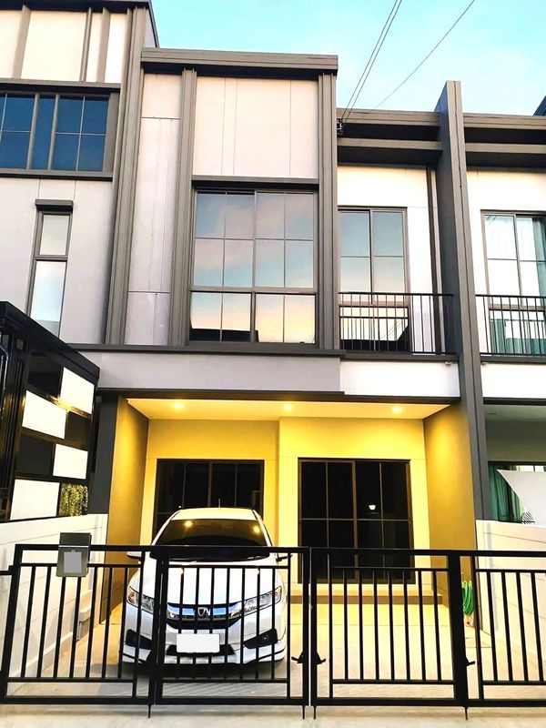 For rent, 2-story townhome, Verve Sai Mai - Phahon Yothin Village, very new condition, area 16.9 sq m., 2 bedrooms, 2 bathrooms, ready to move in.