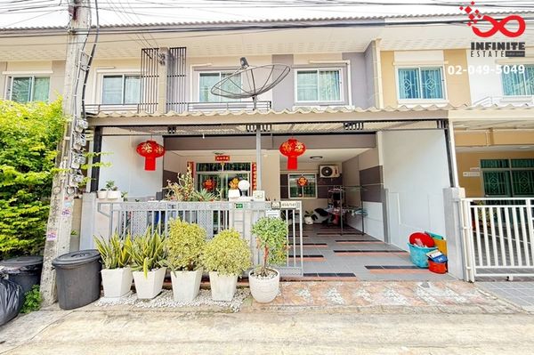 ขายทาวน์เฮาส์ 2 ชั้น 18 ตรว. หมู่บ้านรื่นฤดี 6 ถนนเลียบคลองสอง (รามอินทรา-ซาฟารี) บ้านแต่งสวย ต่อเติมพื้นใช้สอยลงตัว