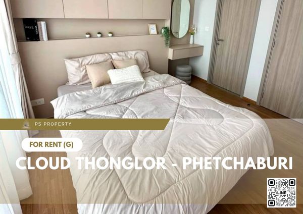 ให้เช่า 🔥 CLOUD Thonglor - Phetchaburi 🔥 เฟอร์นิเจอร์ และ เครื่องใช้ไฟฟ้าครบ ใกล้ MRT เพชรบุรี